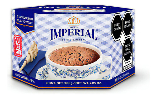 Chocolate Imperial Tablilla Semi Amargo 200 Gr
