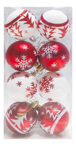 8x Bolas De Navidad Decoraciones Para Árboles De Navidad