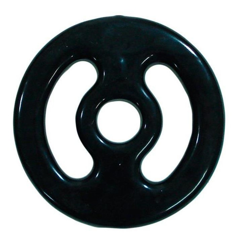 Anilha De Ferro Emborrachado Redonda 1 Kg Preto Polimet