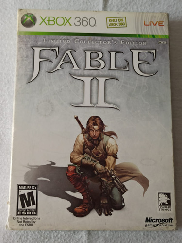 Fable Ii Limited Collector Edition Edición Limitada Xbox 360