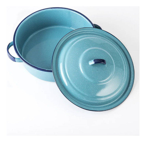 Budinera Recta 26 Cm Arrocera Peltre 5 Lts Cinsa Azul 32604 Celeste