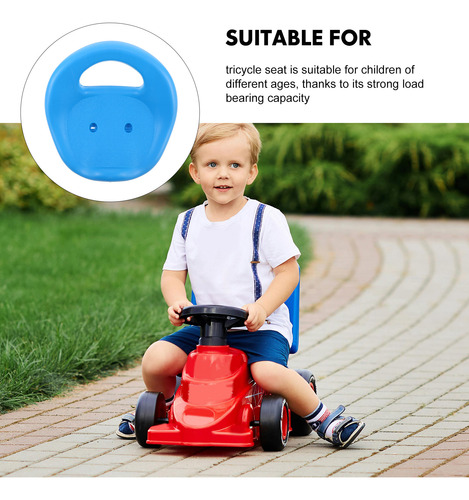 Asiento De Triciclo Para Niños Pequeños, Sillín De Plástico,