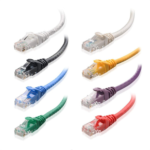 Cable De Red Matters Rj45 Cat5, 7 Pies/sin Enganche/8 Cab...