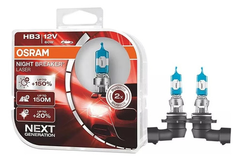 Lamparas Osram Hb3 Night Breaker Laser 9005 Mas Iluminacion