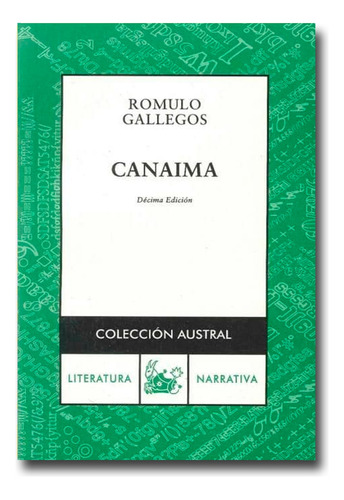 Canaima Romulo Gallegos Libro Físico 