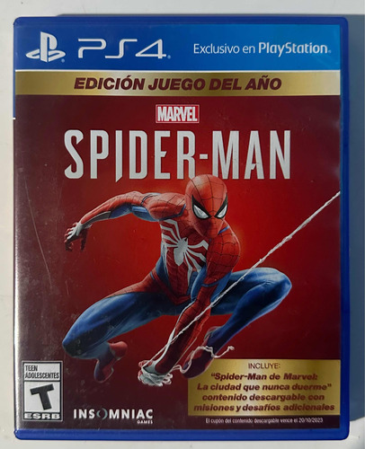 Juego De Spiderman Play 4 Original (sony)