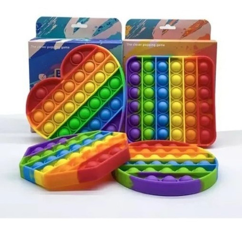 Imagen 4 de 4 de Pop It Fidget Juguete De Burbujas Alivia Estrés.