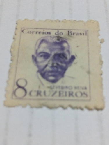 Estampilla De Brasil.  Severino Neiva.  8 Cruzeiros.  (2)