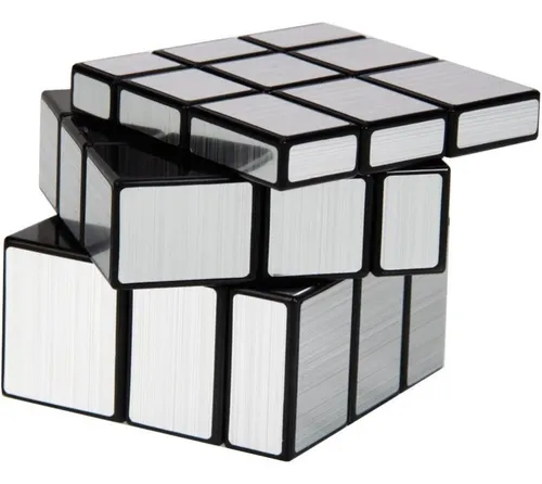 Cubo De Espejo Plateado, Juguete De Cubo De Rubik De 5,7 Cm