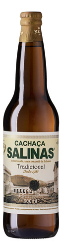 Cachaça Tradicional Salinas Garrafa 600ml