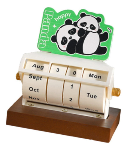 Calendario De Escritorio Giratorio, Calendario De Verde