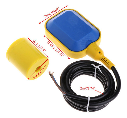 Interruptor Controlador De Nivel De Tanque De Agua 2m Sensor