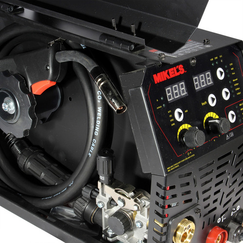 Soldadora Micro Alambre Y Electrodo Inverter 200 Amp Mikels Color Como se muestra en la imagen