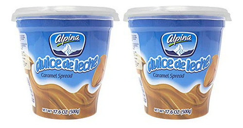 Pack De 2 Alpina Dulce De Leche - 17.6 Oz (500 G)