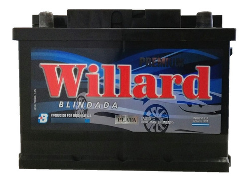 Imagen 1 de 3 de Bateria Willard Ub740 12x75 Linea Premium Blindada  