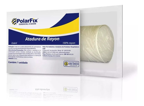 Atadura Rayon Estéril 7,5cmx5m - Polarfix