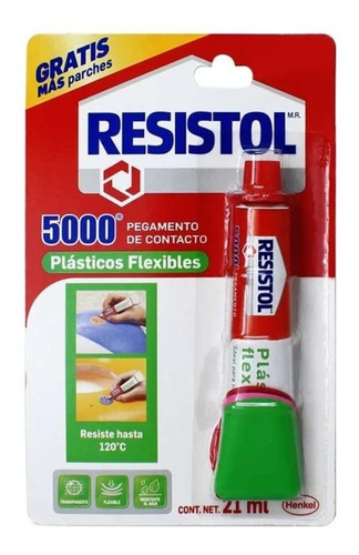 Resistol 5000 Plásticos Flexibles Con Parches Para Inflables