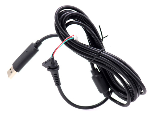 Cable Repuesto Original Controles Alámbricos Xbox 360 Negro