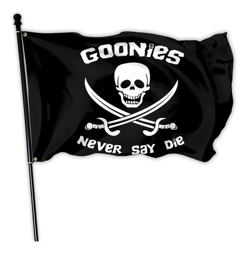 Goonies Never Say Die Flag Banderas Piratas De 3 X 5 Pies Al