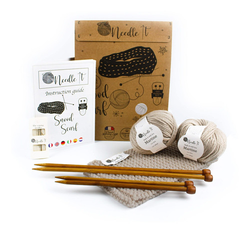 Needle It® Knitting Kit For Beginners Complete With Knitting