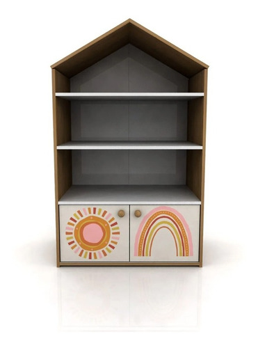Mueble Biblioteca Casita Infantil Diseño Calidad Premium