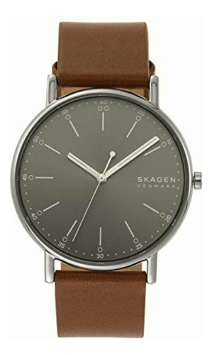 Skagen Skw6578 Reloj Skagen Caballero, Correa Piel Café,