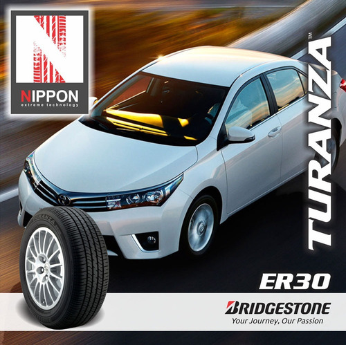 195/55 R15 Turanza E R 30 Bridgestone Envío + 2 Válvulas $0