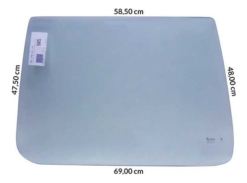 Vidro Porta Traseiro Esquerdo Fiat Uno 1984 A 2014