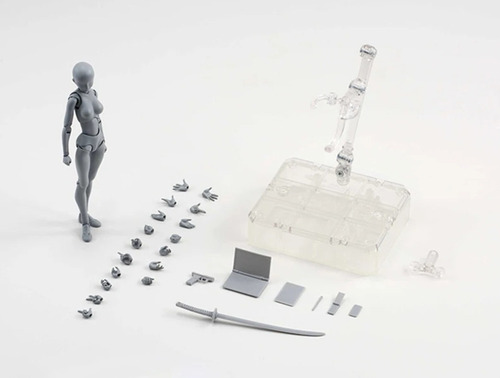 A Cuerpo Bjd Chan De Alta Calidad En Color Gris Ver. Cifra