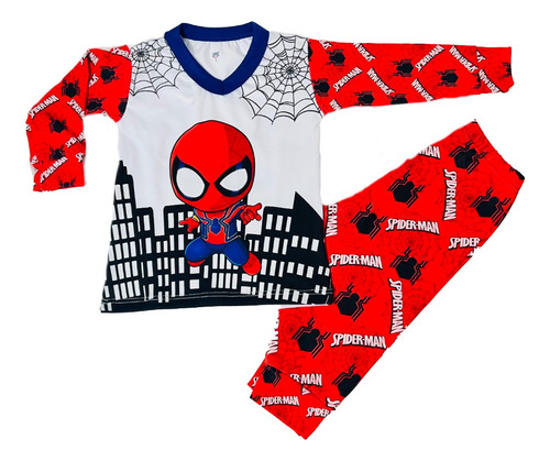 Pijamas Bebe Niño Spiderman