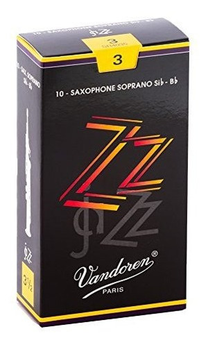 Vandoren Sr403 Soprano Sax Zz Cañas De La Fuerza 3; Caja De 