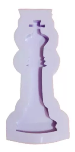 Forma De Silicone Xadrez Rei