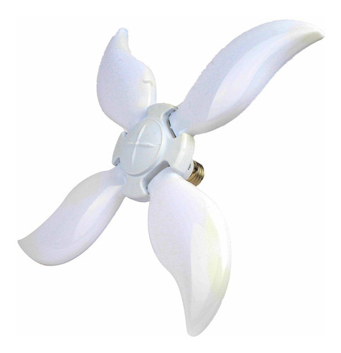 Foco De 4 Aspas Tipo Flor 50w Ahorrador De Energia Color de la luz Blanca