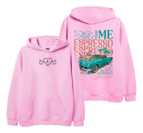 Sudadera Sabrina Carpenter Espresso Vibes Angels Sweet Hoodi