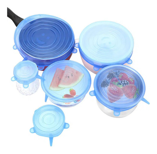 General Juego De Tapas Elásticas De Silicona, 4 Tamaños