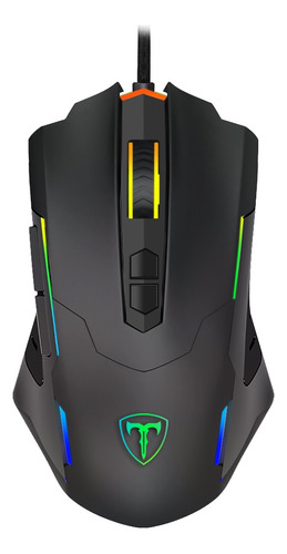 Mouse Gamer T-dagger Beifadier Tgm206 Rgb Negro 7 Botones