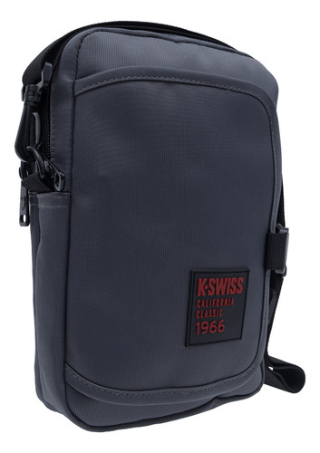 Mochila Messenger Casual K-swiss Albert Color Gris