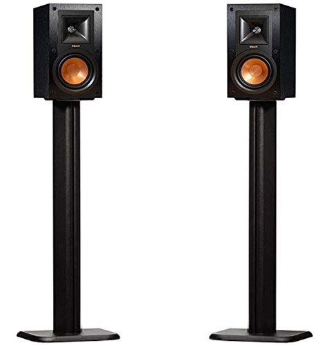 Echogear Universal Floor Speaker Stands - Diseño De Mdf Que 