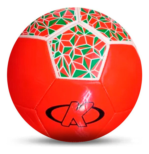 Pelota Futbol Numero 5 Marca Knex Roja Deportiva