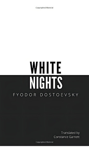 White Nights, De Dostoevsky, Fyodor. Editorial Oem, Tapa Blanda En Inglés
