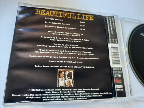 Ace Of Base. - Beautifull Life. Cd. Maxi