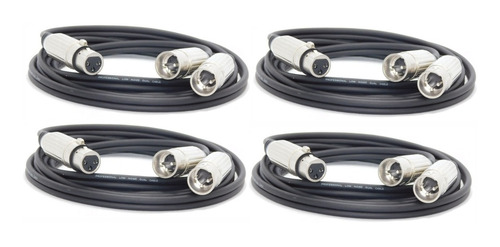 Imagen 1 de 3 de 4 Cables Canon Xlr Hembra A Dos Machos Balanceado 40 Cm Hamc