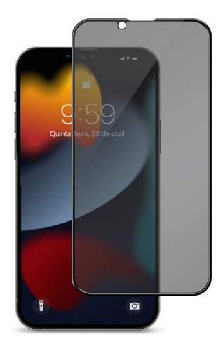 Película 3d Privacidade Antispy Para iPhone 13 / 13 Pro Max
