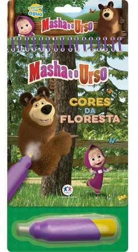 Livro Aquabook - Masha E O Urso - Cores Da Floresta