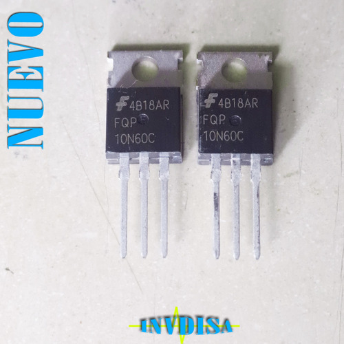 5pzas Transistor Mosfet Fqp10n60c 10n60c 600v Canal-n 9.5a