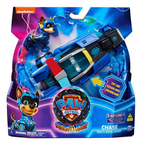 Paw Patrol Mighty Movie - Vehiculo De Luz Y Sonido Marshall