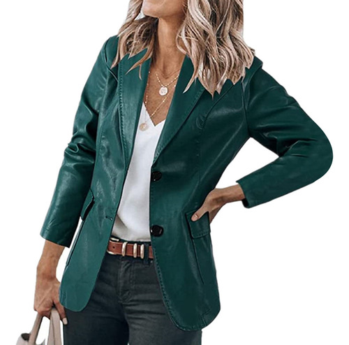 Chaqueta Formal En Forma De T Para Mujer, Cuello Con Solapa