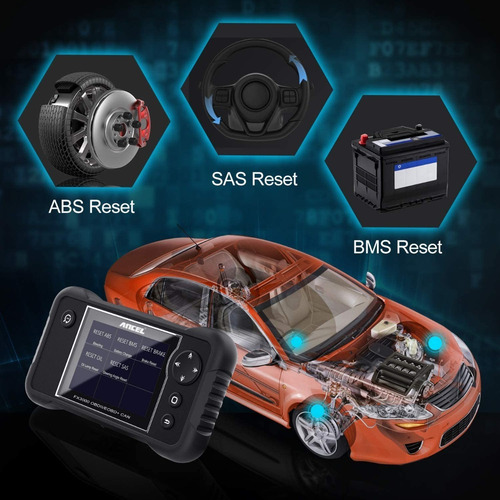Ancel Fx3000 Obd2 Escáner Automotriz Profesional Abs Srs