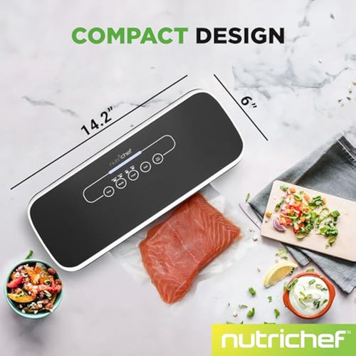 Sistema Automático De Sellado De Aire Al Vacío Nutrichef Par