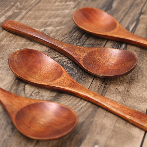Lj 1 Cuchara De Madera De Mango Largo For Cocina